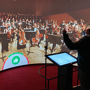 Interactive experience: «Conduct the orchestra, conduct the band»