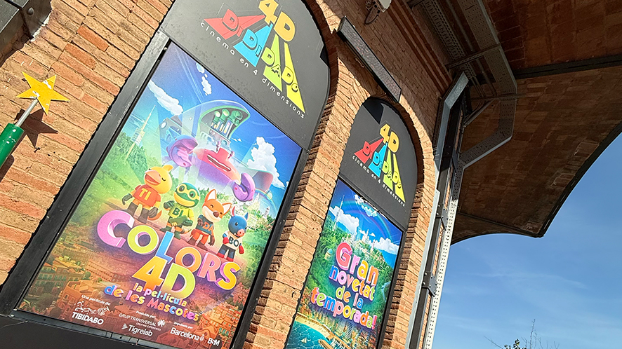 S’estrena la nova pel·lícula «Colors 4D» al Parc d’Atraccions del Tibidabo