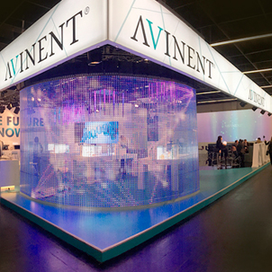 Design and production of the IDS stand for AVINENT